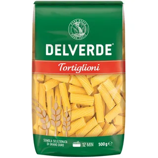 Delverde Tortiglioni Pasta Semdla Selezionata Di Grand Duro 500g