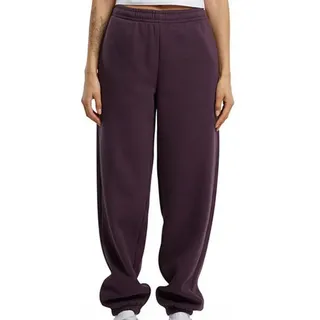 Build Your Brand Fluffy Trainingshose - Plum Purple - XS