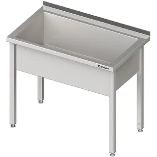 Topfspüle mit Becken 300mm - 1000x700 - AK - Silber