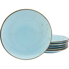 Bild Speiseteller 6-Tlg Nature Collection Lightblue Geschirrset,