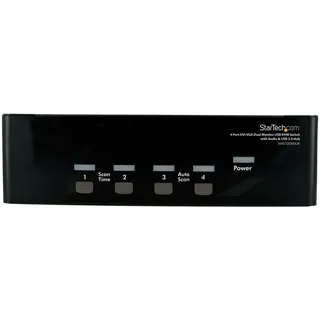 Startech StarTech.com 4 Port DVI KVM USB Switch - 4-fach DVI Umschalter mit USB Hub