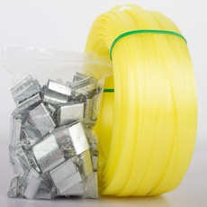 Manual Strapping Kit Including Strapping Set (100 m PP Strapping Tape + 100 Metall Clips)