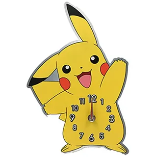 Pokémon Pokemon Pikachu Geformte Wanduhr 0,0 One Size Multicolor