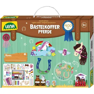 SIMM Spielwaren Bastelkoffer Pferde Premium