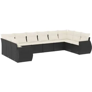 VidaXL 3221865, Cremefarben, Rattan, Stahl, 110 kg, Erwachsene & Kinder, 710 mm, 620 mm - Beige