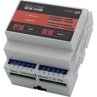 Schabus GX-HS Gas- und Kohlenmonoxidmelder netzbetrieben detektiert Methan, Butan, Propan, Ethanol, Kohlendioxid, Kühl-