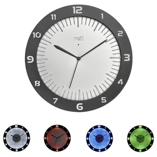TFA LUMOCLOCK 30,30 cm 60.3553.10 grau