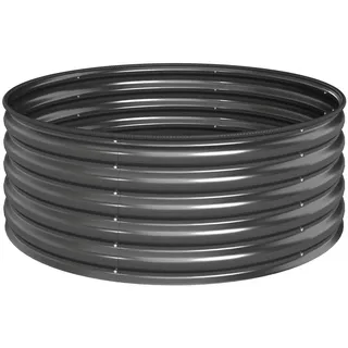 Outsunny Hochbeet , Dunkelgrau , Metall , 120x43x120 cm , Gartenzubehör, Hochbeete