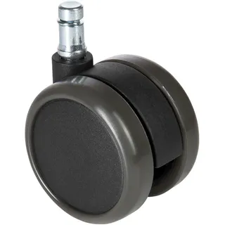 Mid.you Drehstuhlrolle , Schwarz , Metall, Kunststoff , 5-teilig , 5x7.1x6.5 cm , Büromöbel, Bürostühle, Bürostuhl-Ersatzteile & Bodenschutzmatten