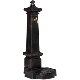 Relaxdays Standbrunnen Antik Säule XXL