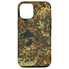 Hülle für iPhone 15 Flecktarn Camouflage Camouflage Bundeswehr
