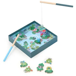Magnetisches Angelspiel aus Holz für 2 Spieler von Michelle Carlslund-Vilac 8571