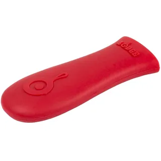 Lodge Silikon-Griffschutz Gegengriff Rot, hitzebeständig bis 232 °C | rutschfest, ergonomischer Halt, nicht für Backofen geeignet, sichere Handhabung, komfortabel