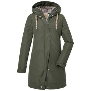 G.I.G.A. DX by killtec Parka GW 13 WMN PRK Wasserabweisender, winddichter Damenparka mit verstellbarer Kapuze grün 44 EU
