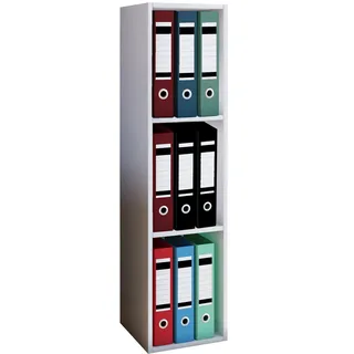 VCM Offas Aktenregal 34 x 30 x 0 cm Weiß