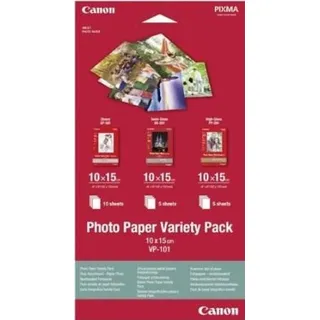 Canon VP-101 Musterpaket Postkarte - 10x15cm, 20 Blatt für Tintenstrahldrucker
