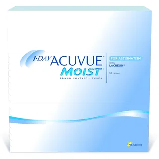 Johnson & Johnson 1-DAY ACUVUE MOIST® for Astigmatism, 90 Tageslinsen-- 1,00--0,75-120