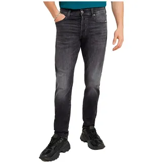 G-Star 3301 Slim Jeans schwarz Faded Black Magnet - 28 - 32