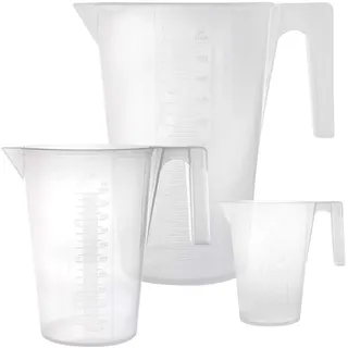 Teqler Messbecher aus Kunststoff 2000 ml