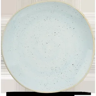 Churchill Super Vitrified Stonecast Duck Egg Teller Organisch Coup 26,4cm, 12 Stück