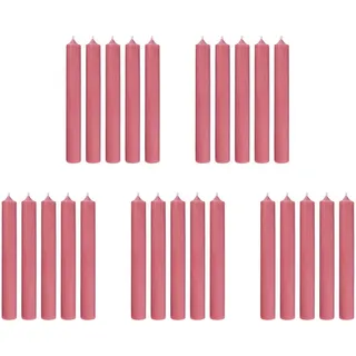 Butlers Stabkerze (25er Set) Rainbow , Rosa , Paraffin , 2.2x18x2.2 cm , Dekoration, Kerzen & Kerzenhalter