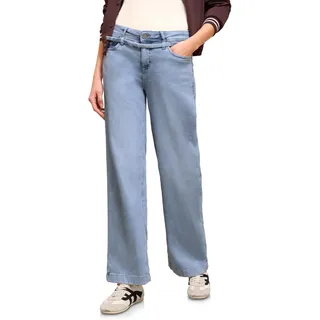 Street One Studio Wide Leg Jeans Light Blue Wash 29