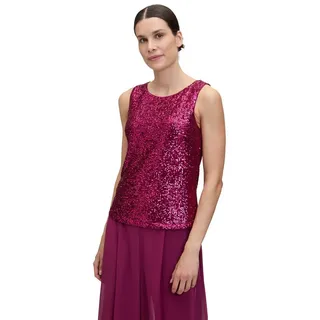 Vera Mont Blusentop »Pailletten-Top ohne Arm rosa