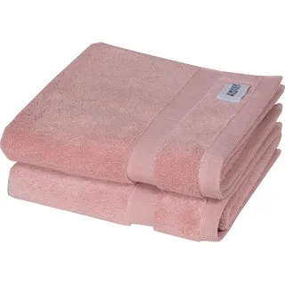 Schöner Wohnen Cuddly Handtuch 50 x 100 cm rose 2 St.