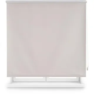 Blindecor Premium Verdunkelungsrollo nach Maß | Farbe Grau | 125 x 220 cm (Breite x Höhe) Stoffgröße 122 x 215 cm | Verdunkelungsrollo mit 38 mm Rohr, robuster und eleganter