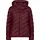 Woman Jacket Snaps Hood Burgundy 40