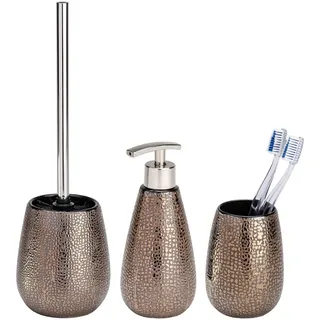 Wenko Badaccessoire-Set Braun