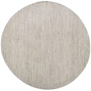 THEKO Maloronga Wollteppich Ø 200 cm Beige/Grau
