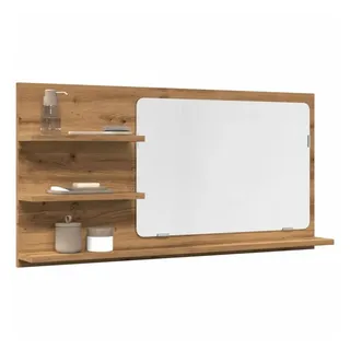 vidaXL Badspiegel mit Ablagen Artisan-Eiche 90x11x45 cm Holzwerkstoff