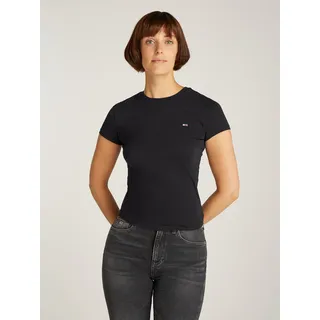 Tommy Hilfiger Tommy Jeans Damen Tjw Slim C-Neck Tee Dw0dw20459 S/S T-Shirt, Black (Black), M EU