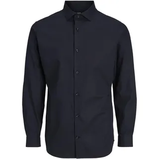 JACK & JONES Hemd Parker mit Langarm in Schwarz-L