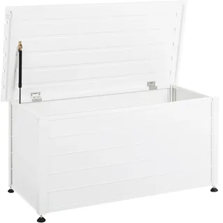 Beliani Auflagenbox 123 x 60 x 60 cm Weiß
