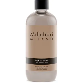 MILLEFIORI MILANO Raumduft Diffuser Nachfüllflasche 500 ml SILK & RICE POWDER