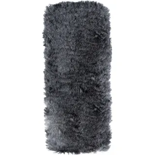 Walser Lammfell Gurtpolster Millie, 2 Stück Gurtpolster Auto aus 100% Lammfell, Gurtschoner Auto, Gurtpolster Auto Erwachsene/Gurtpolster Kinder, Autogurt Polster, Sicherheitsgurt Polster schwarz