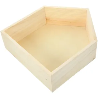 HAMPPLIES Wandregal Aus Holzhaus Pentagonal Design Schwebendes Regal Für Wohnzimmer Schlafzimmer Und Büro Kompaktes Hausförmiges Aufbewahrungsregal Zur Platzersparnis Und Dekoration