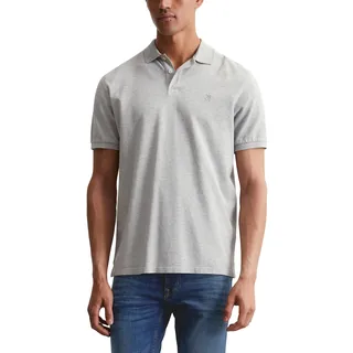 Marc O'Polo Marc OߴPolo Herren, Kurzarm-Poloshirt aus Bio-Baumwolle Regular Fit, grau (iron Grey melange), XXL,