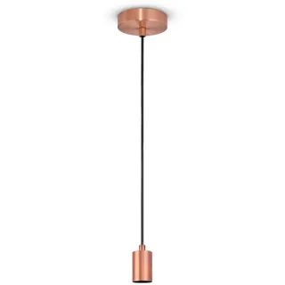 Paco Home HUGO 1-flg. Ø 4,4 cm rosa (kupfer) Metall
