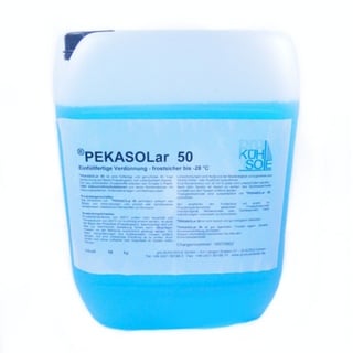 Pro Kühlsole | PEKASOLar 50 Solarflüssigkeit Glykol | 10 Liter