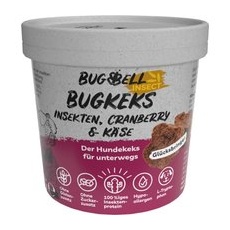 4x150g Insecte, merișoare și brânză Adult BugBell BugKeks Câini