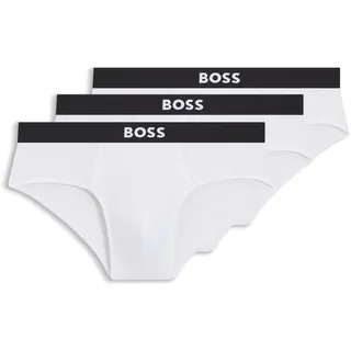 Hugo Boss Herren Slip aus Baumwolle, 3er-Pack | Herren Slip, bequeme Passform, ideal für den Alltag, bequeme Unterwäsche, Markenslip