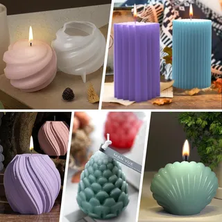 3D-Bubbelkerzenformen - Silikonkerzenformen für die Wohnkultur