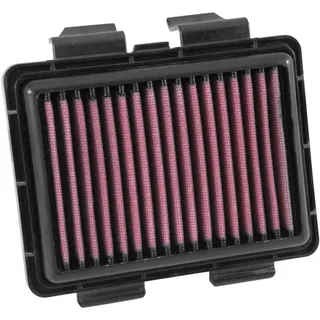 K&N HA-2513 Motorrad Tauschluftfilter, Rot