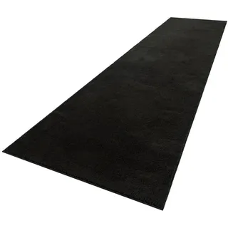 TT Home Kurzflorteppich 80 x 300 cm Schwarz