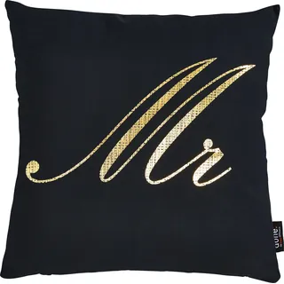 Done. Dekokissen Stone Mr 45 x 45 cm Gold