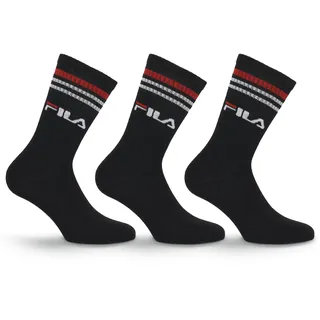 Fila Socken 3er Pack Schwarz 35-38