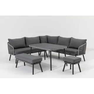 Gardissimo CENTO Eck Lounge Gartenmöbel Set Outdoor Rope Sitzgruppe